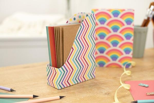 Crafters Companion -Retro Rainbow - 12" Paper Pack