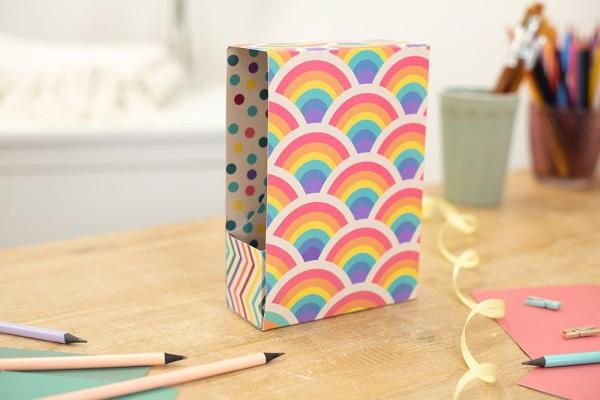 Crafters Companion -Retro Rainbow - 12" Paper Pack
