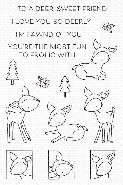 My Favorite Things Stempelset "Deer, Sweet Friend" Clear Stamp Set