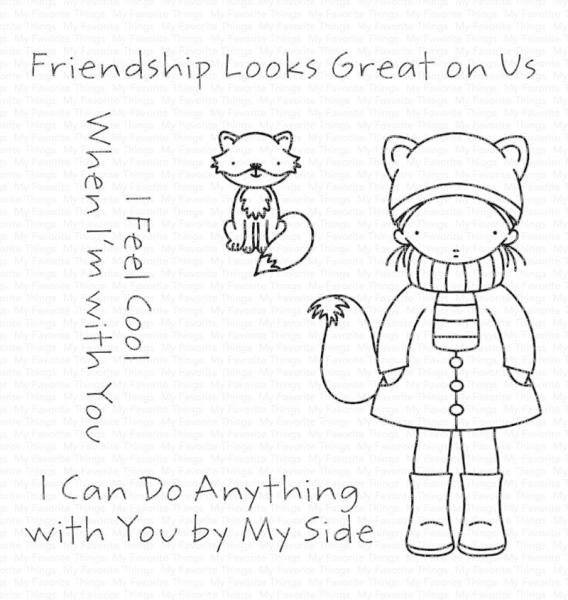 My Favorite Things Stempelset "Friendship Looks Great" Clear Stamp Set