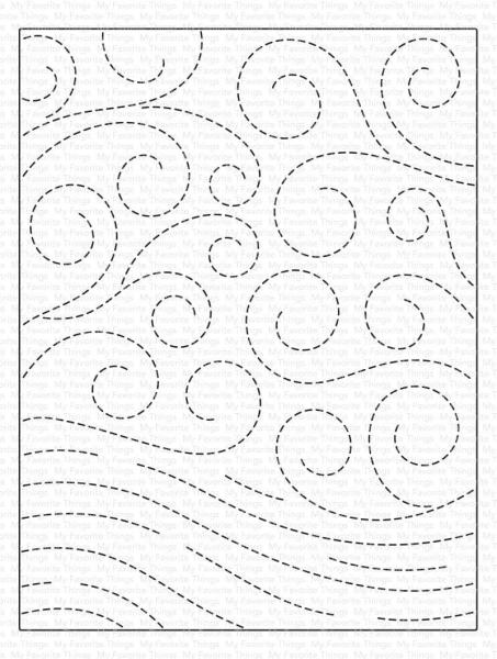 My Favorite Things Die-namics "Snow Swirls Cover-Up" | Stanzschablone | Stanze | Craft Die