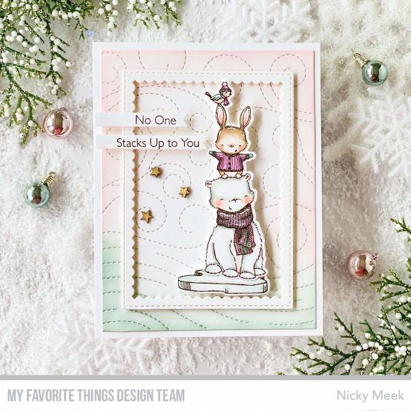 My Favorite Things Die-namics "Snow Swirls Cover-Up" | Stanzschablone | Stanze | Craft Die