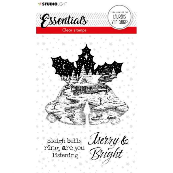 Studio Light - Clear Stamp Essentials silikonstempel Christmas bells Nr.114