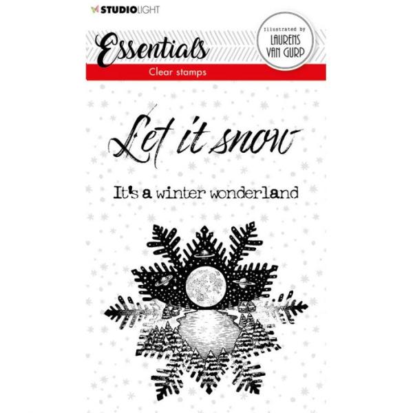 Studio Light - Clear Stamp Essentials silikonstempel Snowflake Nr.113