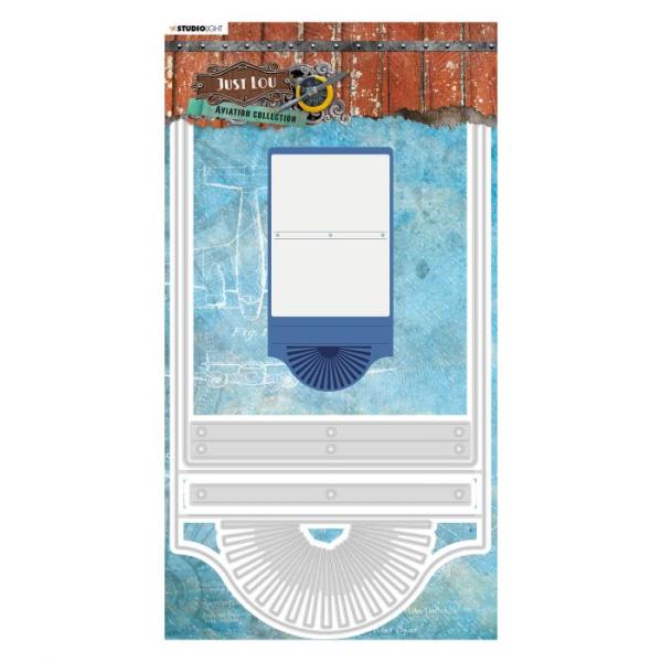 Studio Light Die Cut - Stanze - Just Lou Cutting - Embossing Die Aviation Collection nr.17