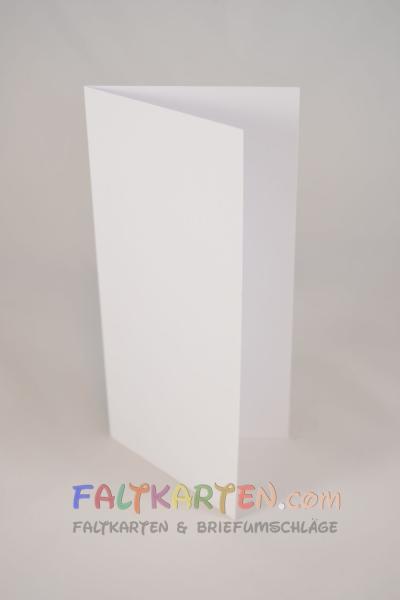 Faltkarte DIN Lang  240g/m²  in weiss