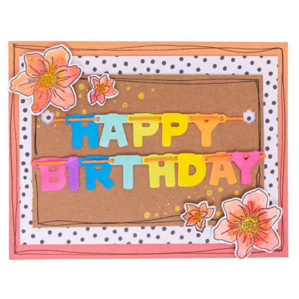 Studio Light Die Cut - Stanze - Essentials cutting die Garland alphabet nr.126