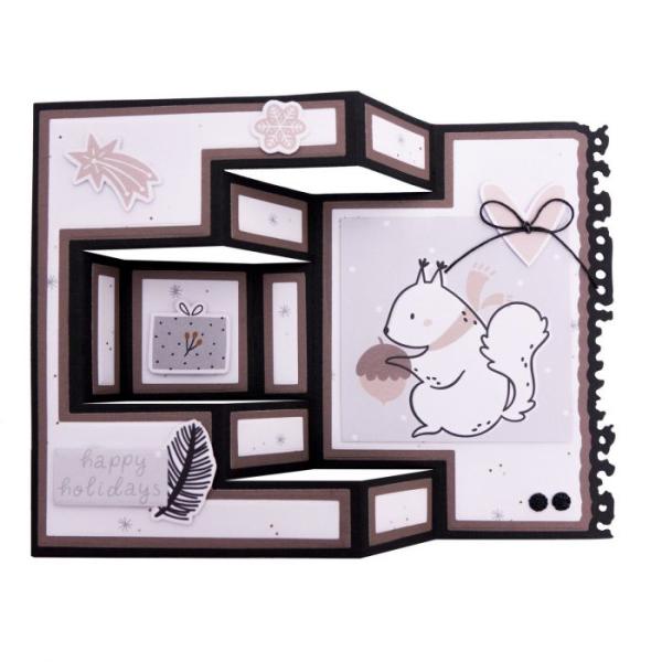 Studio Light Die Cut - Stanze - Essentials cutting die Blok build up cardshape nr.123