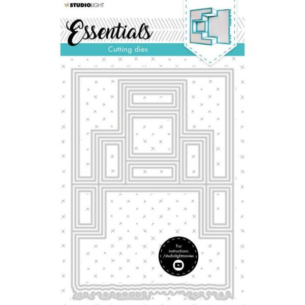 Studio Light Die Cut - Stanze - Essentials cutting die Blok build up cardshape nr.123