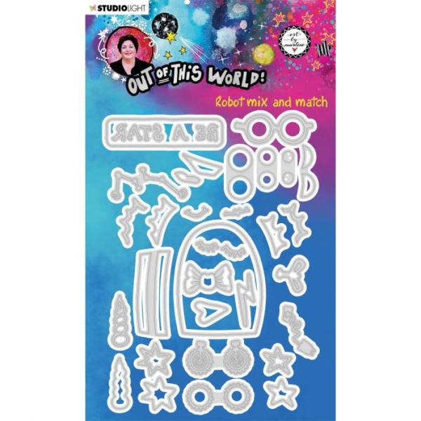 Studio Light Die Cut - Stanze - Cutting - embossing die Robot mix and match nr.85