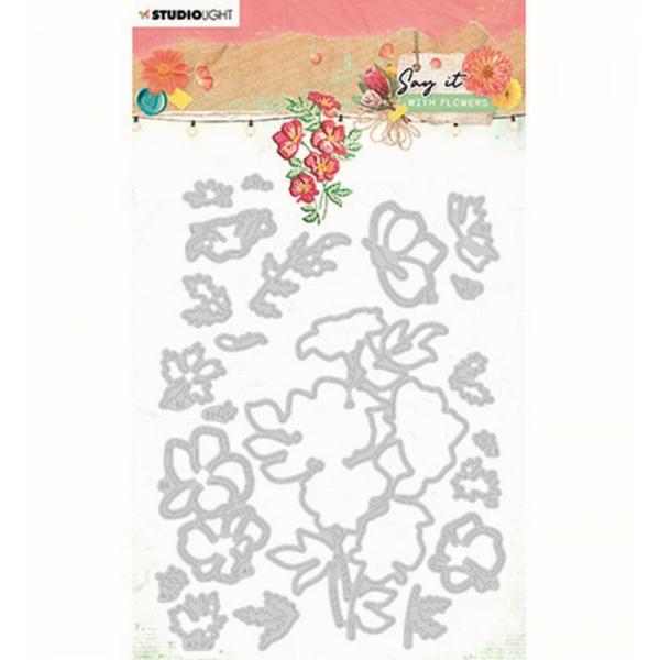 Studio Light Die Cut - Stanze - Stanzschablone Say it with flowers nr.403