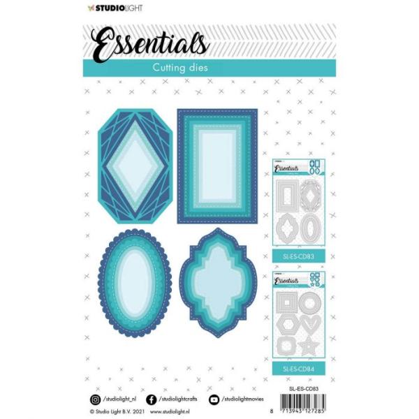 Studio Light Die Cut - Stanze - Essentials cutting die Shapes nested large nr.83