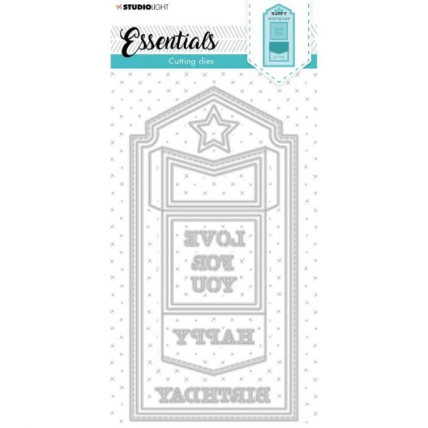 Studio Light Die Cut - Stanze - Essentials cutting die Slimline arrow mini envelope nr.82