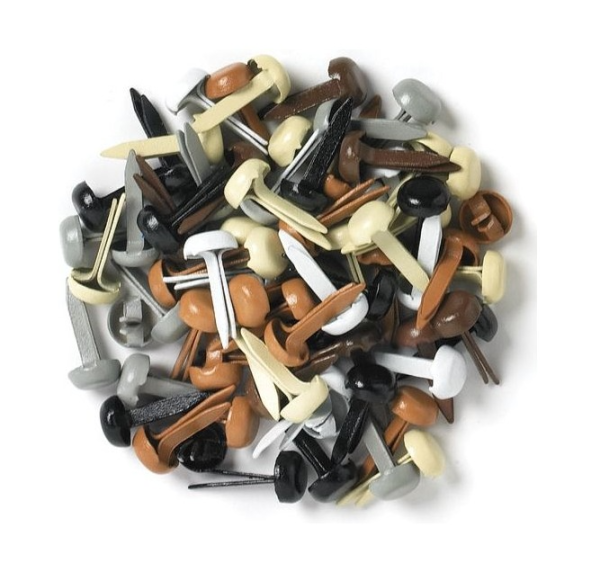 Doodlebug Design Neutral Mini Brads 