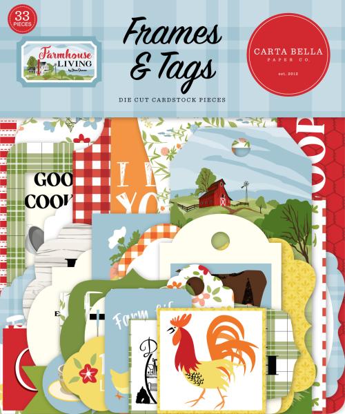 Carta Bella "Farmhouse Living" Frames & Tags
