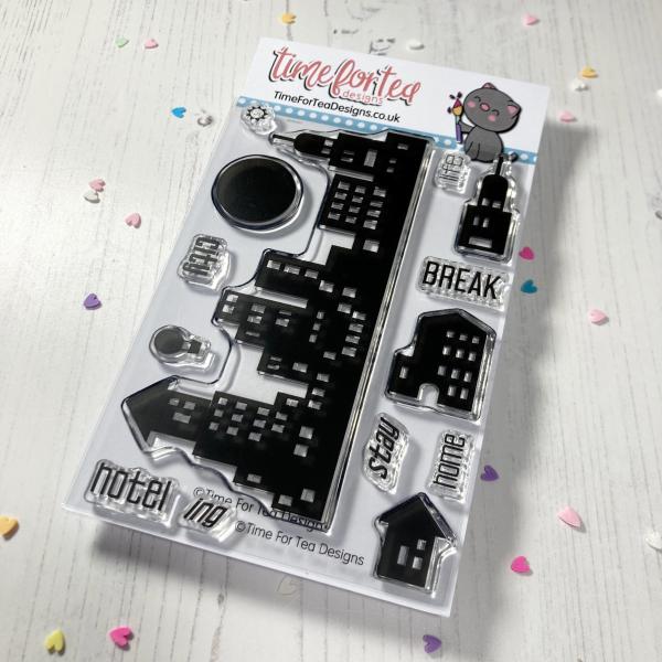 Time For Tea Clear Stamps Designs City Break 