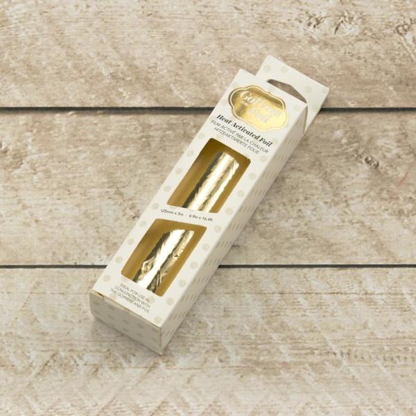 Couture Creations Heat Activated Foil Gold Pale Mirror Finish