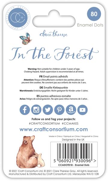 Craft Consortium In The Forest Enamel Dots  - Halbperlen