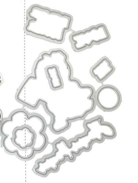 Kulricke Stanzset "Felix Hippie" Craft Die | Stanze