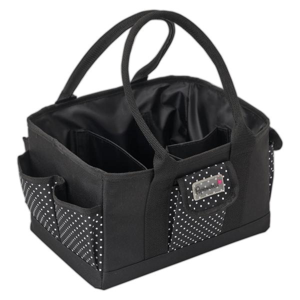 Papermania - Craft Tote Bag Liquorice Dot - Bastelttasche gepunktet