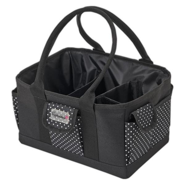 Papermania - Craft Tote Bag Liquorice Dot - Bastelttasche gepunktet