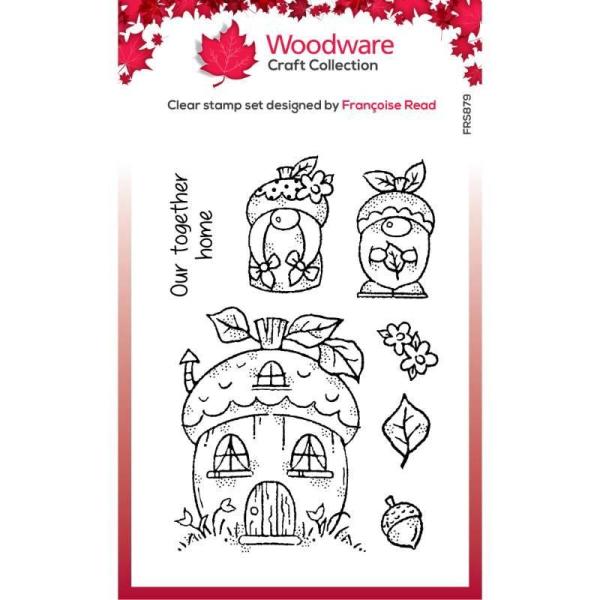 Woodware Acorn Gnomes  Clear Stamps - Stempel 