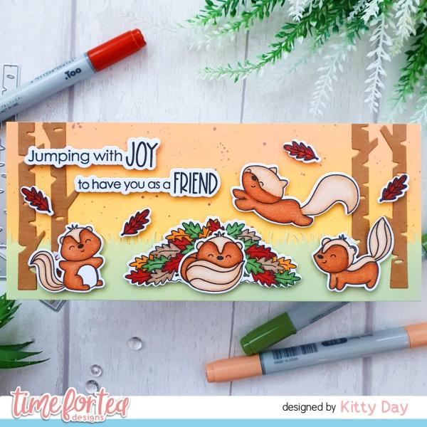 Time For Tea Clear Stamps Designs Jumping With Joy 