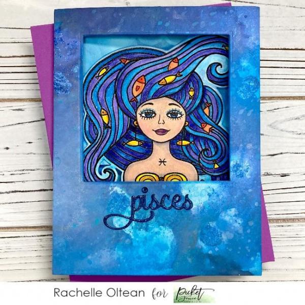Picket Fence Studios Pisces Girl Die 