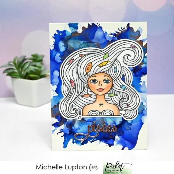 Picket Fence Studios Pisces Girl Die 