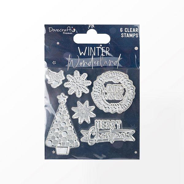 Dovecraft Craft Clear Stamps - Winter Wonderland