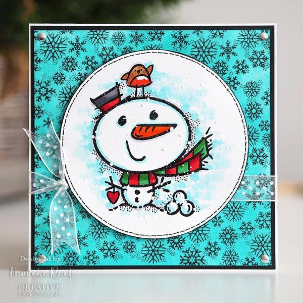 Woodware Little Snowman   Clear Stamps - Stempel 