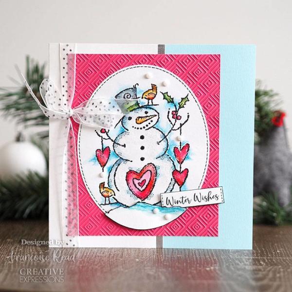 Woodware Loving Snowman   Clear Stamps - Stempel 