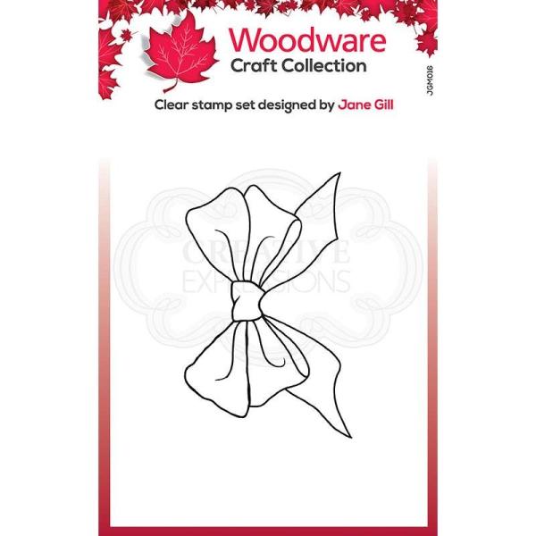 Woodware Mini Big Bow   Clear Stamp - Stempel 