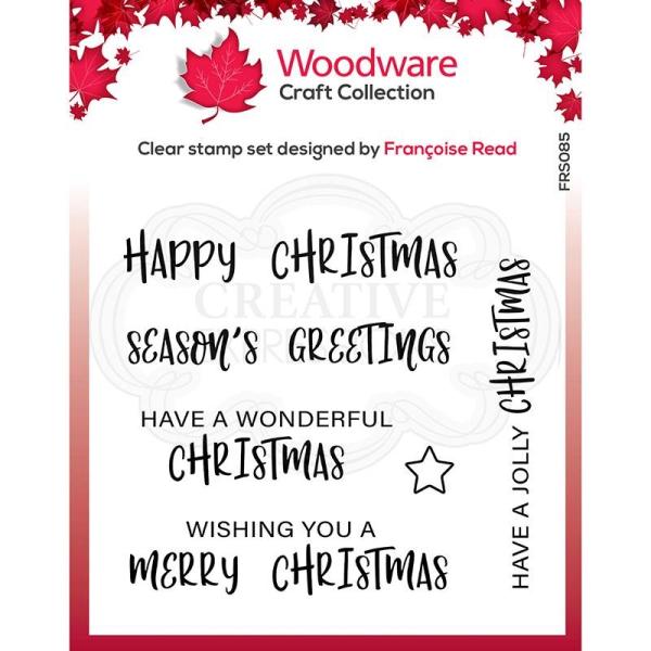Woodware Useful Christmas   Clear Stamps - Stempel 