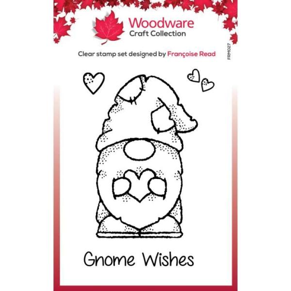 Woodware Little Gnome   Clear Stamps - Stempel 