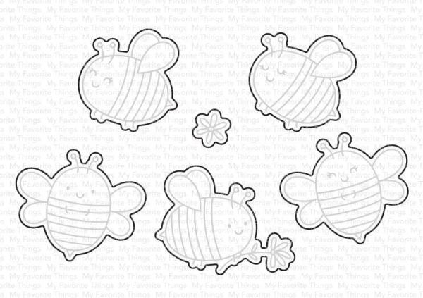My Favorite Things Die-namics "Honey Bees" | Stanzschablone | Stanze | Craft Die