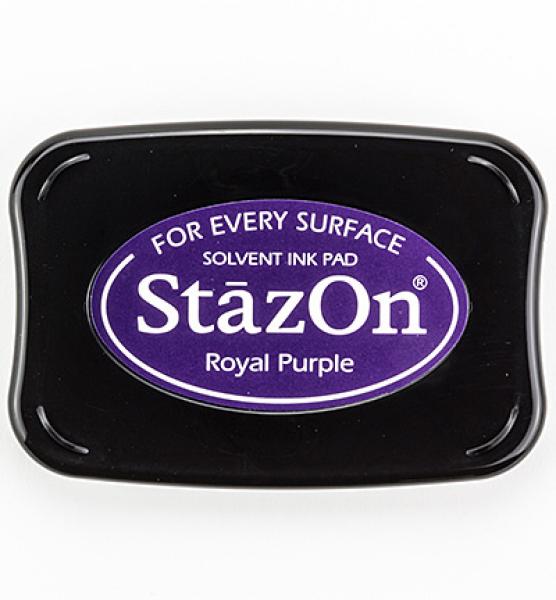 Tsukineko StazOn Inkpad - Royal Purple   - Permanent Stempelkissen