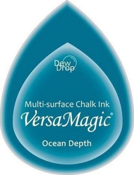 Tsukineko VersaMagic Dew Drops  - Ocean Depth   - Kreide Stempelkissen