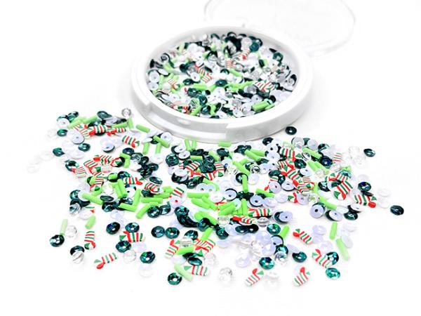 Picket Fence Studios Jingle Bells Rock Sequin Mix - Streuteile