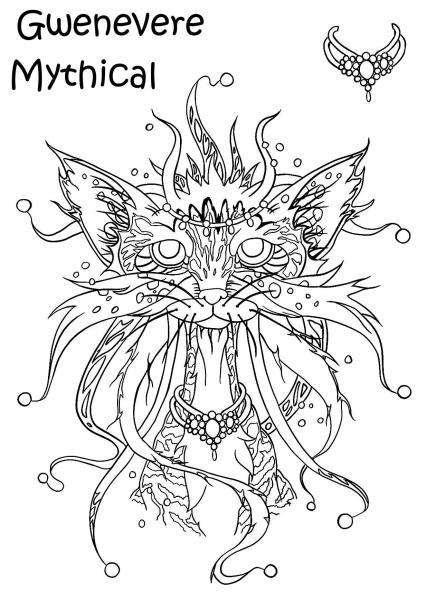 The Card Hut Crazy Cats Mog Gwenevere  Clear Stamps Stempelset 