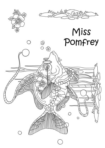 The Card Hut Mythical Creatures Miss Pomfrey  Clear Stamps Stempelset 