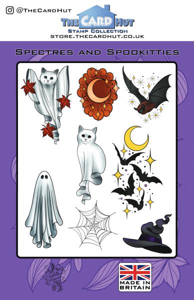 The Card Hut Spectres and Spookitties  Clear Stamps Stempelset 