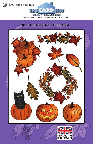 The Card Hut Autumnal Flora  Clear Stamps Stempelset 
