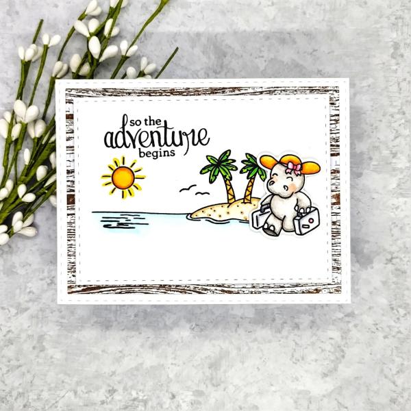 LDRS-Creative Friends Around the World 4x6 Inch Clear Stamps