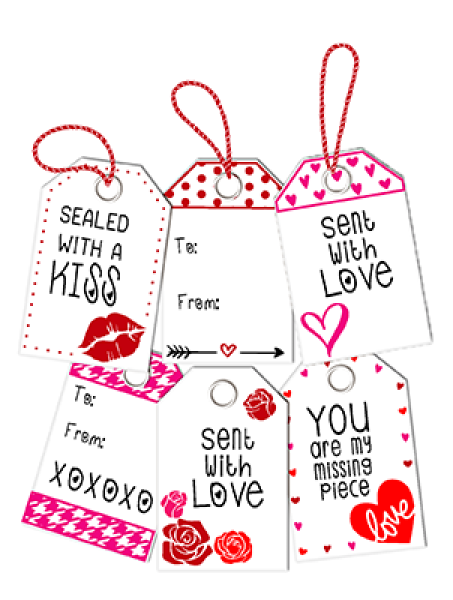 LDRS-Creative Love Tag Stack 4x6 Inch Clear Stamps