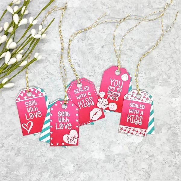 LDRS-Creative Love Tag Stack 4x6 Inch Clear Stamps