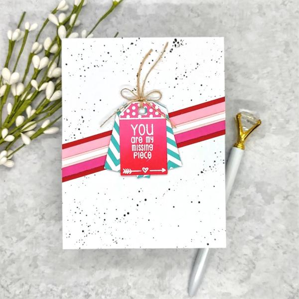 LDRS-Creative Love Tag Stack 4x6 Inch Clear Stamps