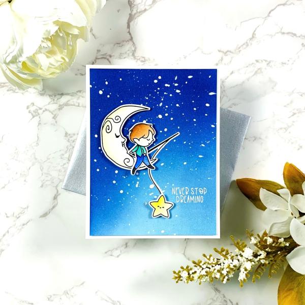 LDRS-Creative Never Stop Dreaming 4x6 Inch Clear Stamps