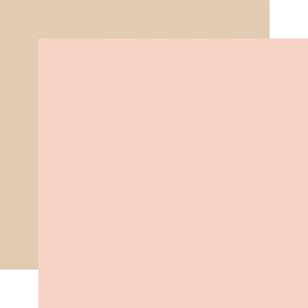 Echo Park "It's A Girl" 12x12" Coordinating Solids Paper - Cardstock