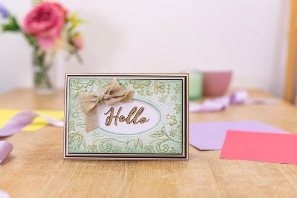 Gemini Classic Lace 3D Embossing Folder - Prägeschablone - Klassische Spitze